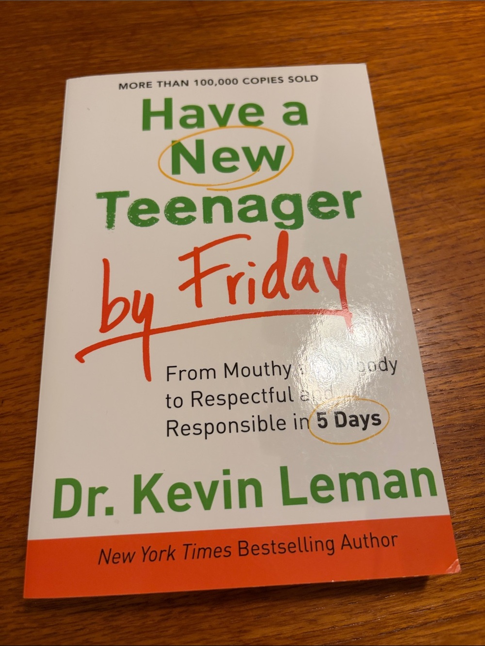 Have a New Teenager by Friday - Dr. Kevin Leman (White, Green, Red)